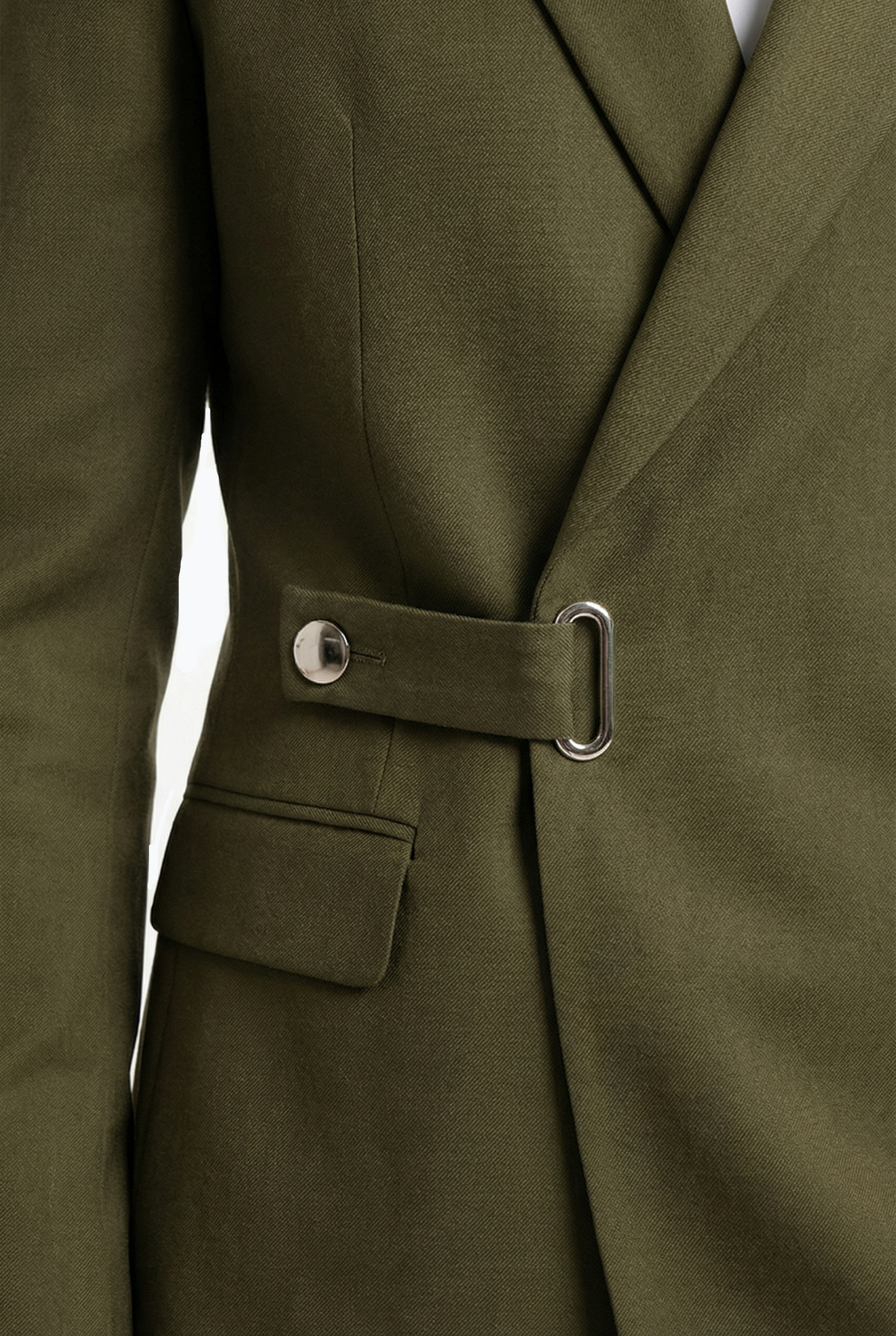 Loop Strap With Nickel Button