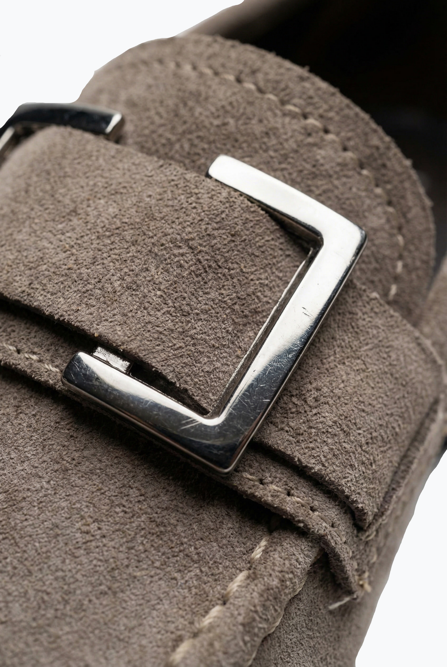 Buckle Loafers - Taupe