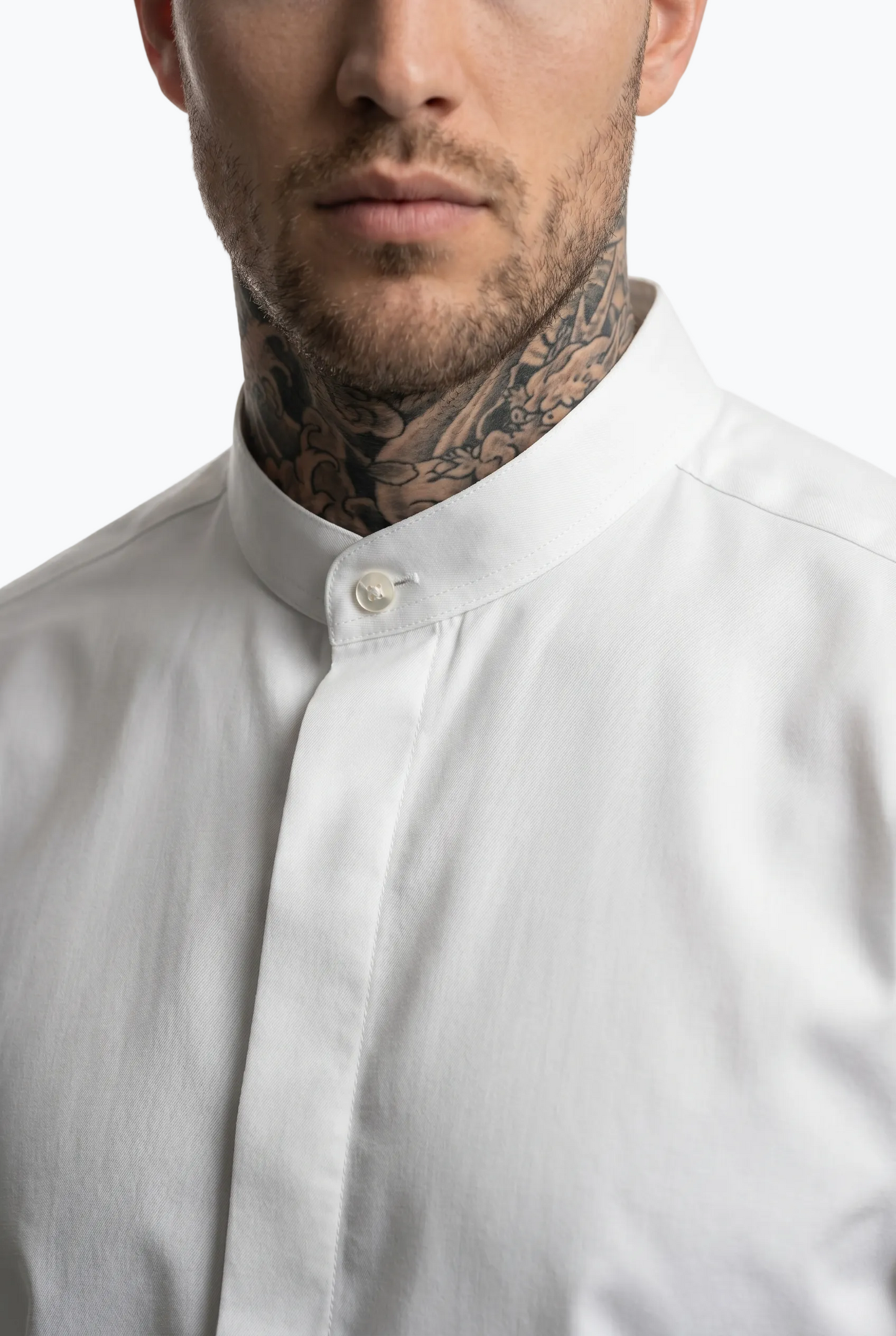 Classic Mandarin Collar