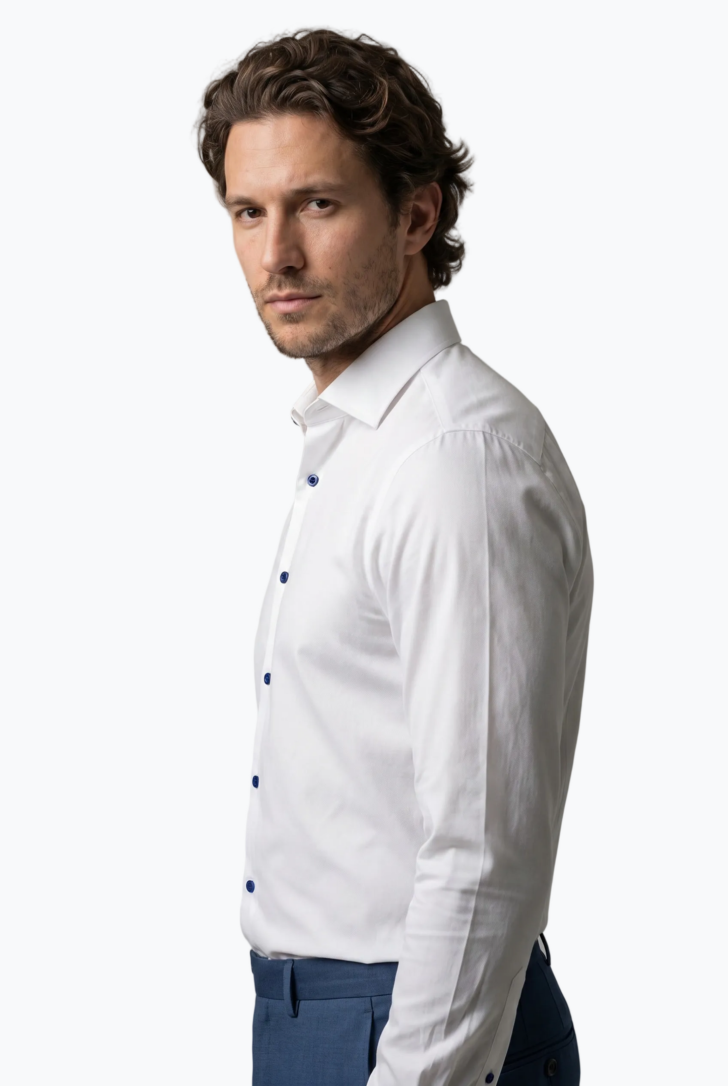 Classic Blue Buttons