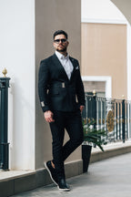 Silver Buckles - Black