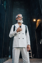 Double Breasted - White