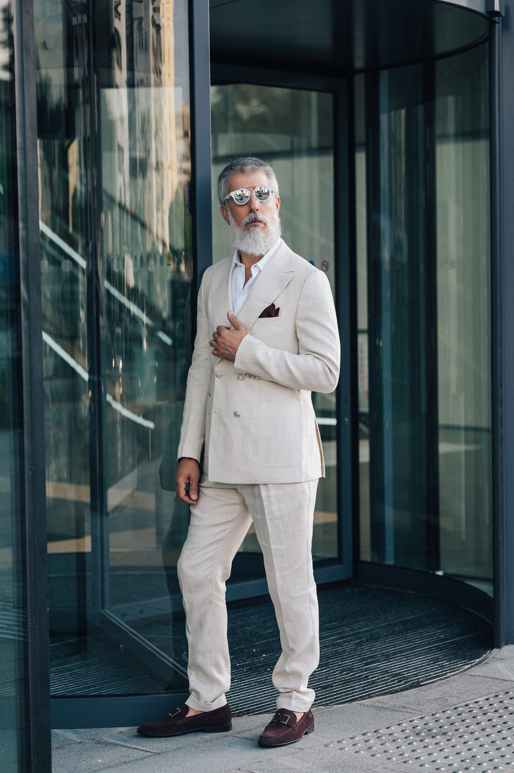 Double beige - Linen