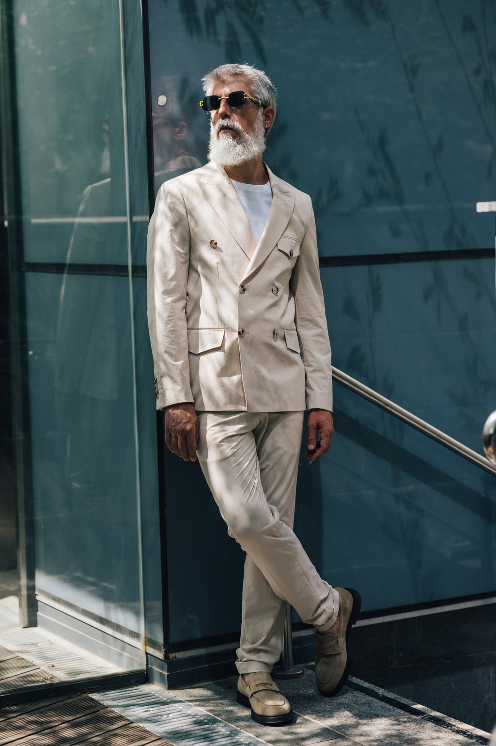 Double Flap Pocket - Beige