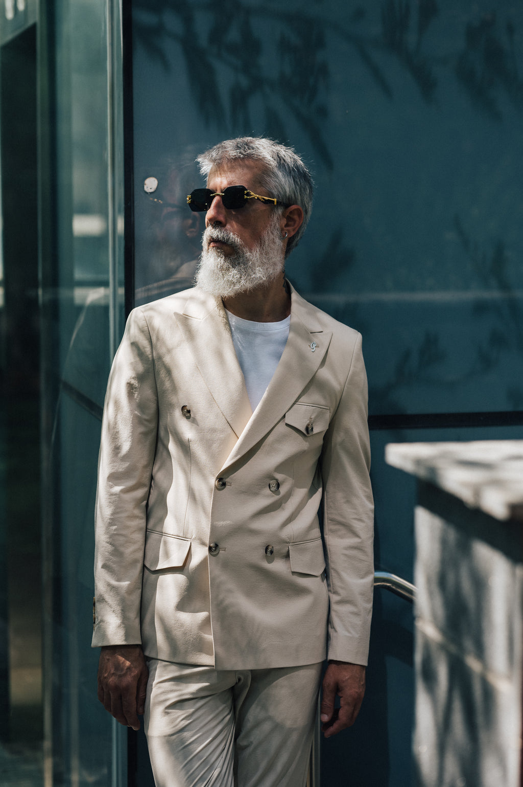 Double Flap Pocket - Beige