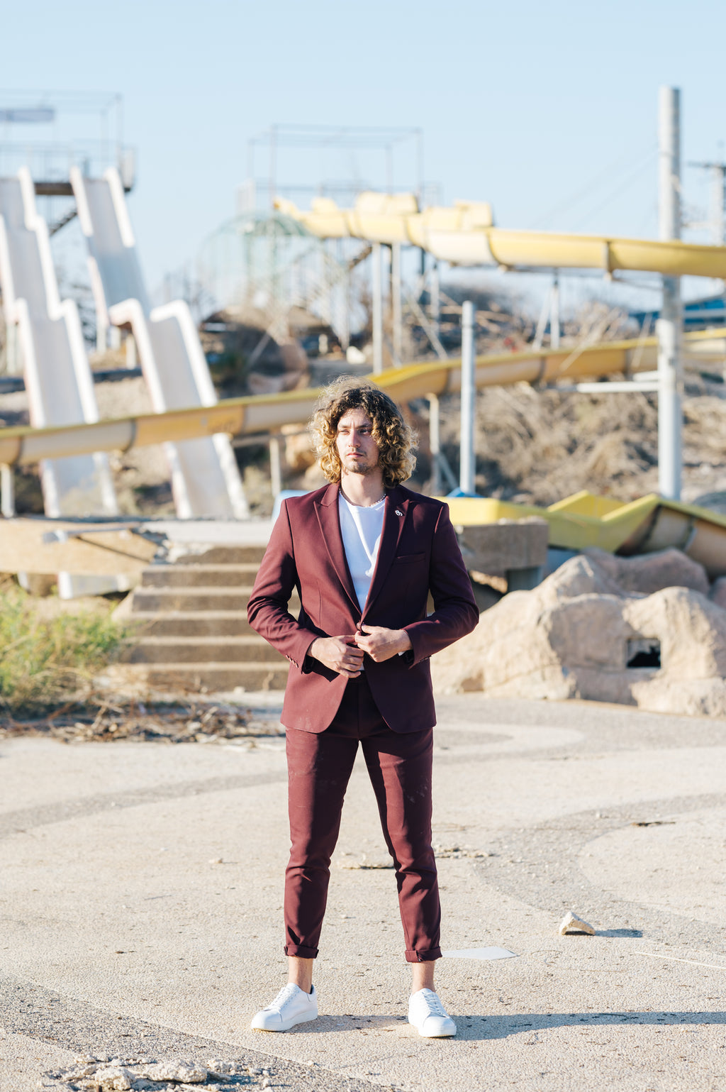 Burgundy Suit