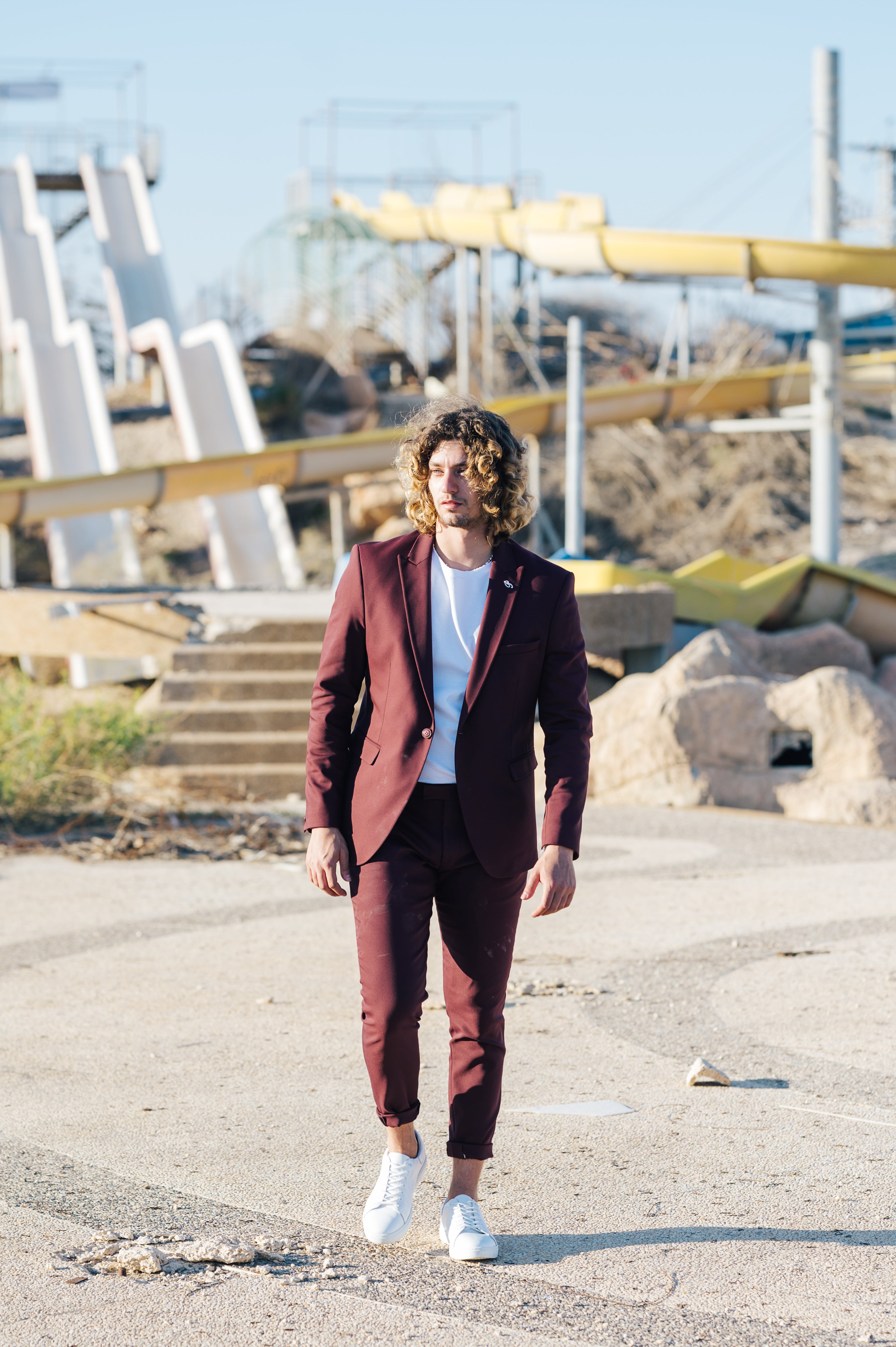 Burgundy Suit