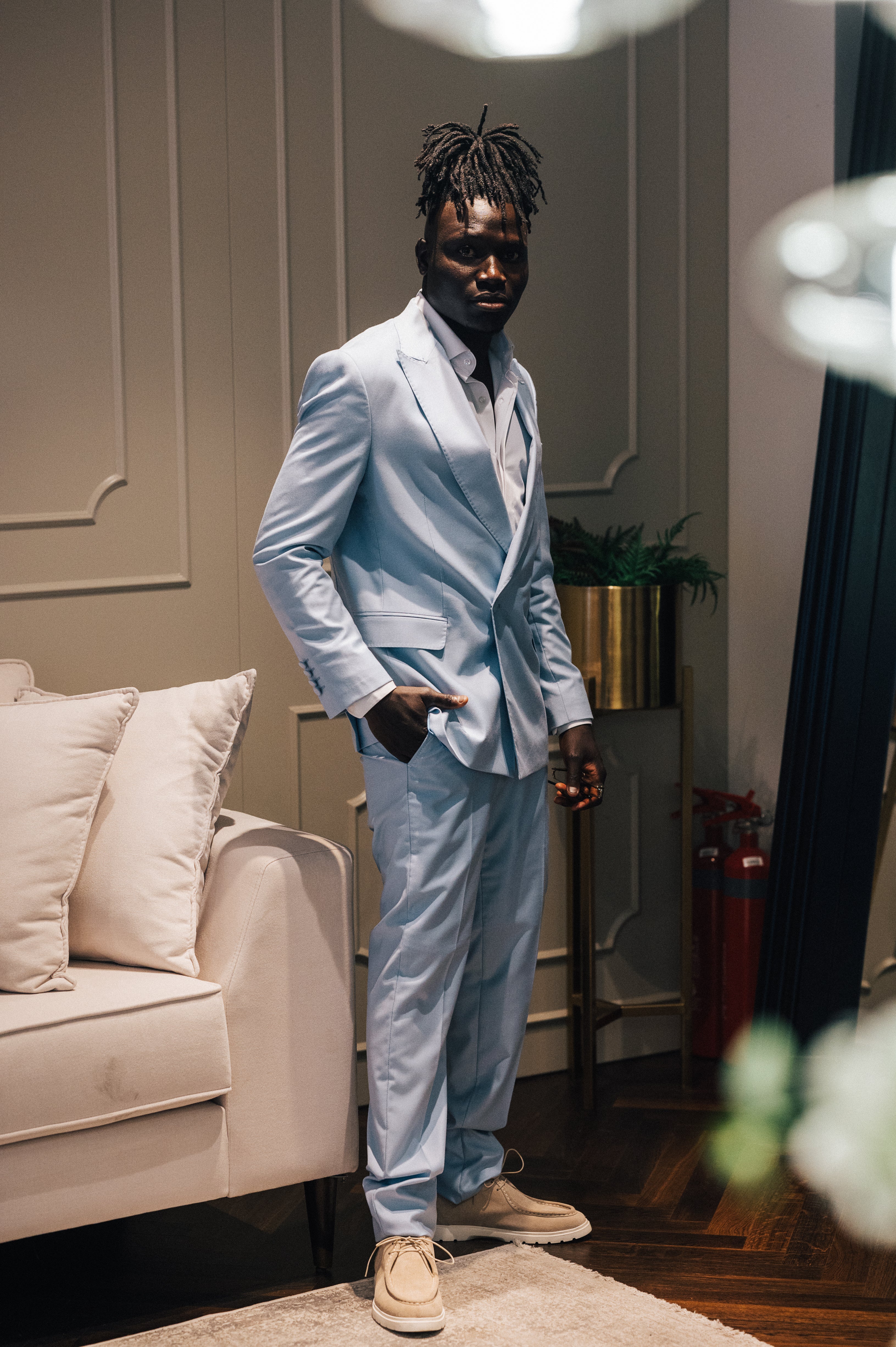 Double Breasted - Light Blue