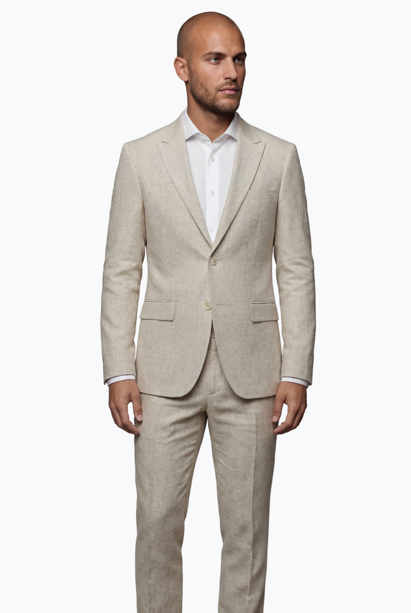 Ash Beige Suit