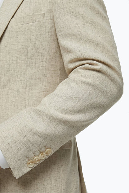 Ecru Linen Look Melange