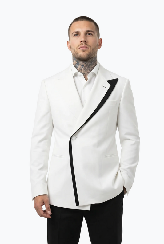 White Black Trim