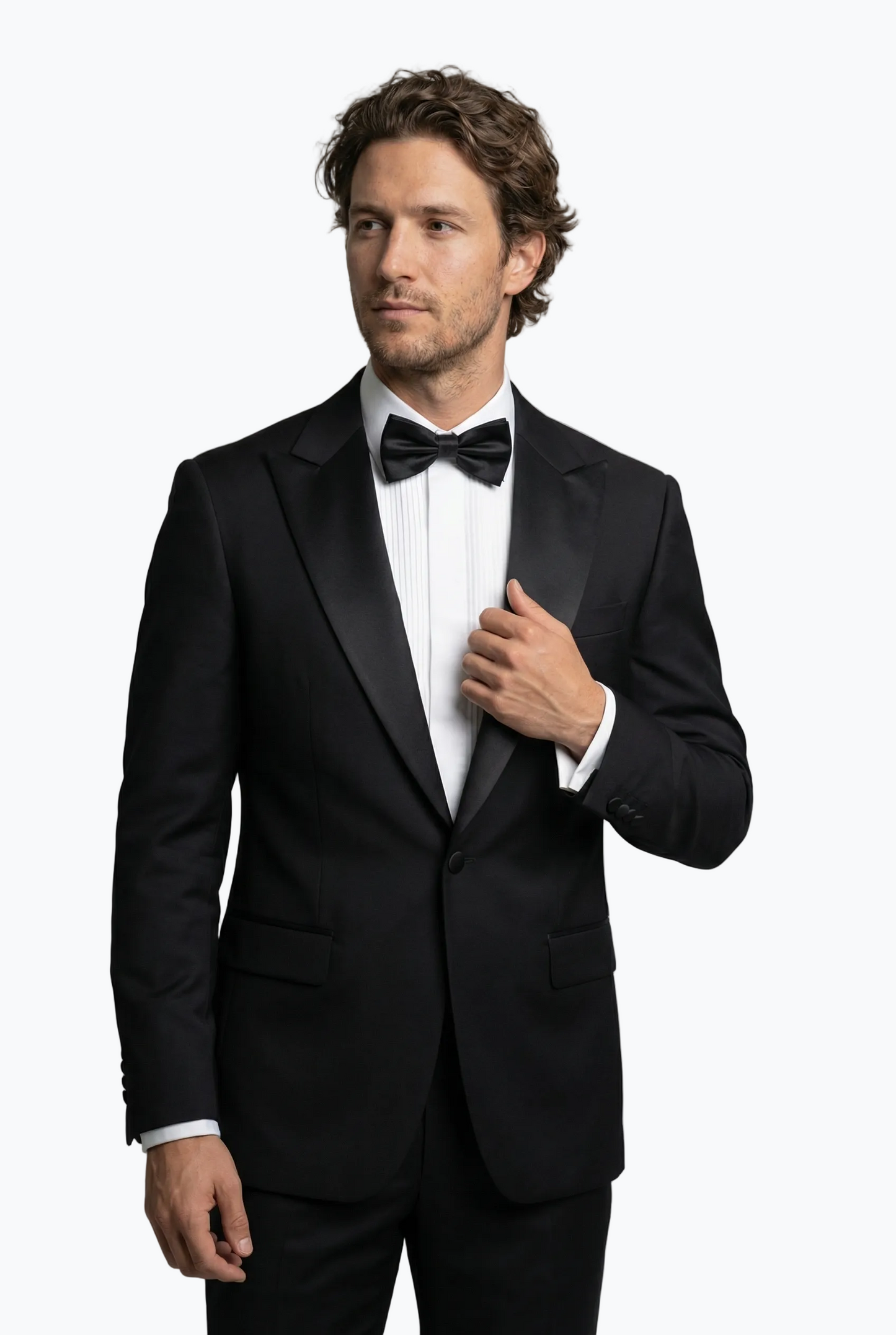 Tuxedo With A Satin Peak Lapel