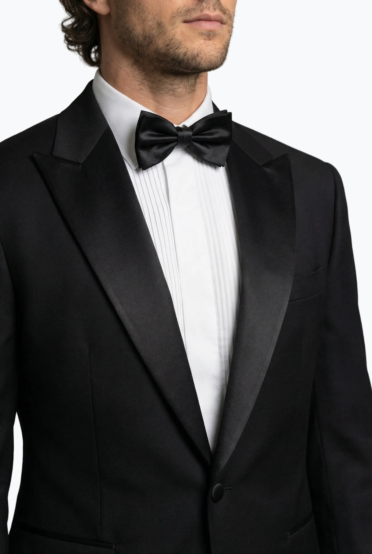Tuxedo With A Satin Peak Lapel