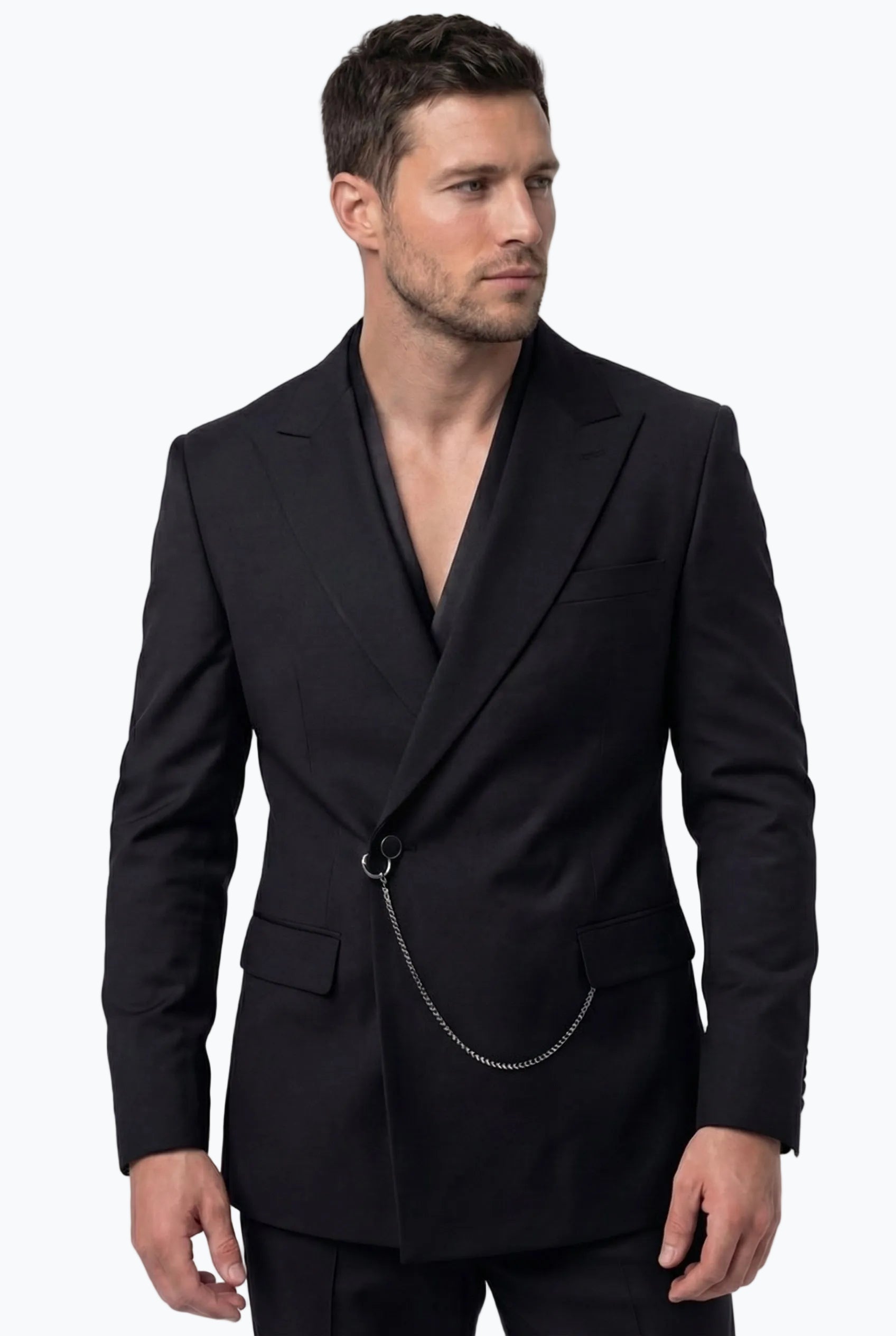 PIGAL Double Lapel Chain Evening Suit