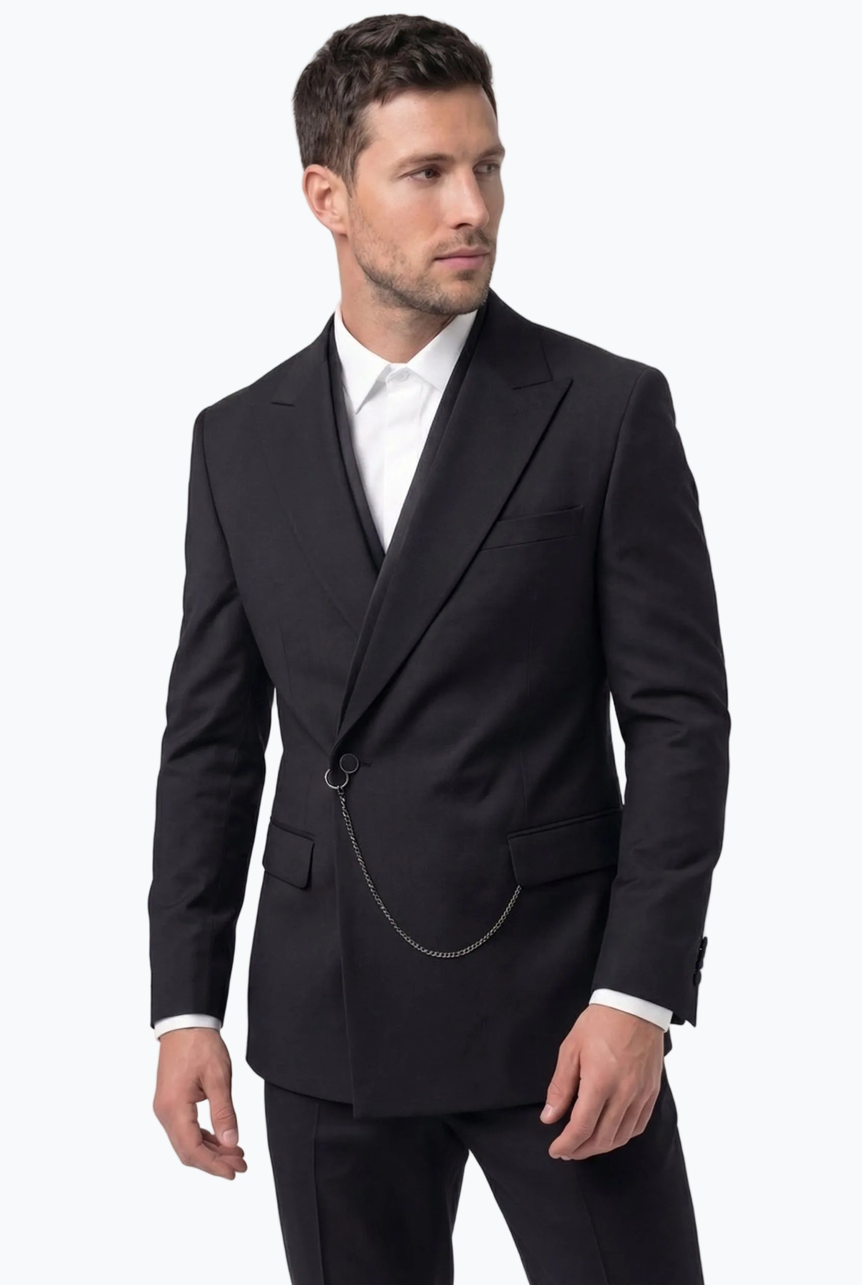 PIGAL Double Lapel Chain Evening Suit