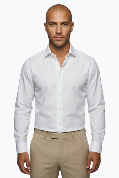 Classic White Buttons