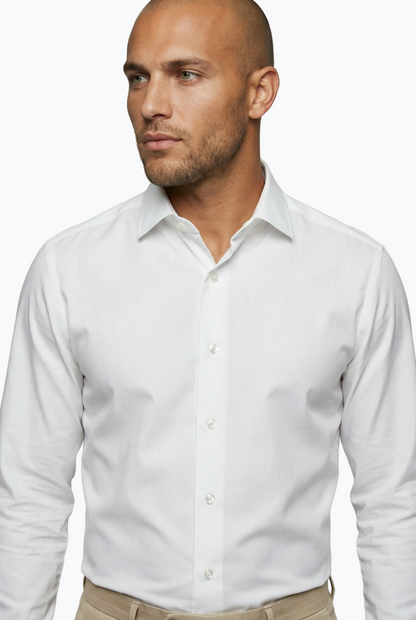 Classic White Buttons
