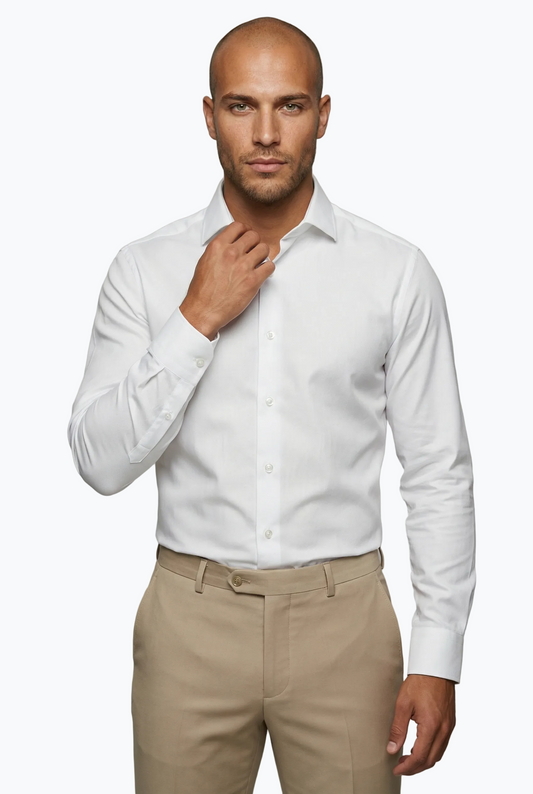 Classic White Buttons