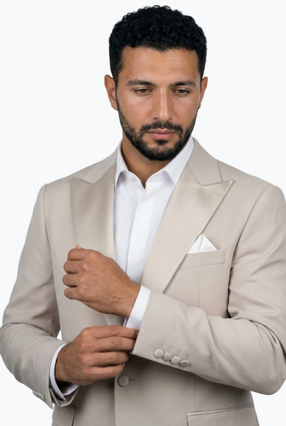 Tuxedo With A Satin Peak Lapel