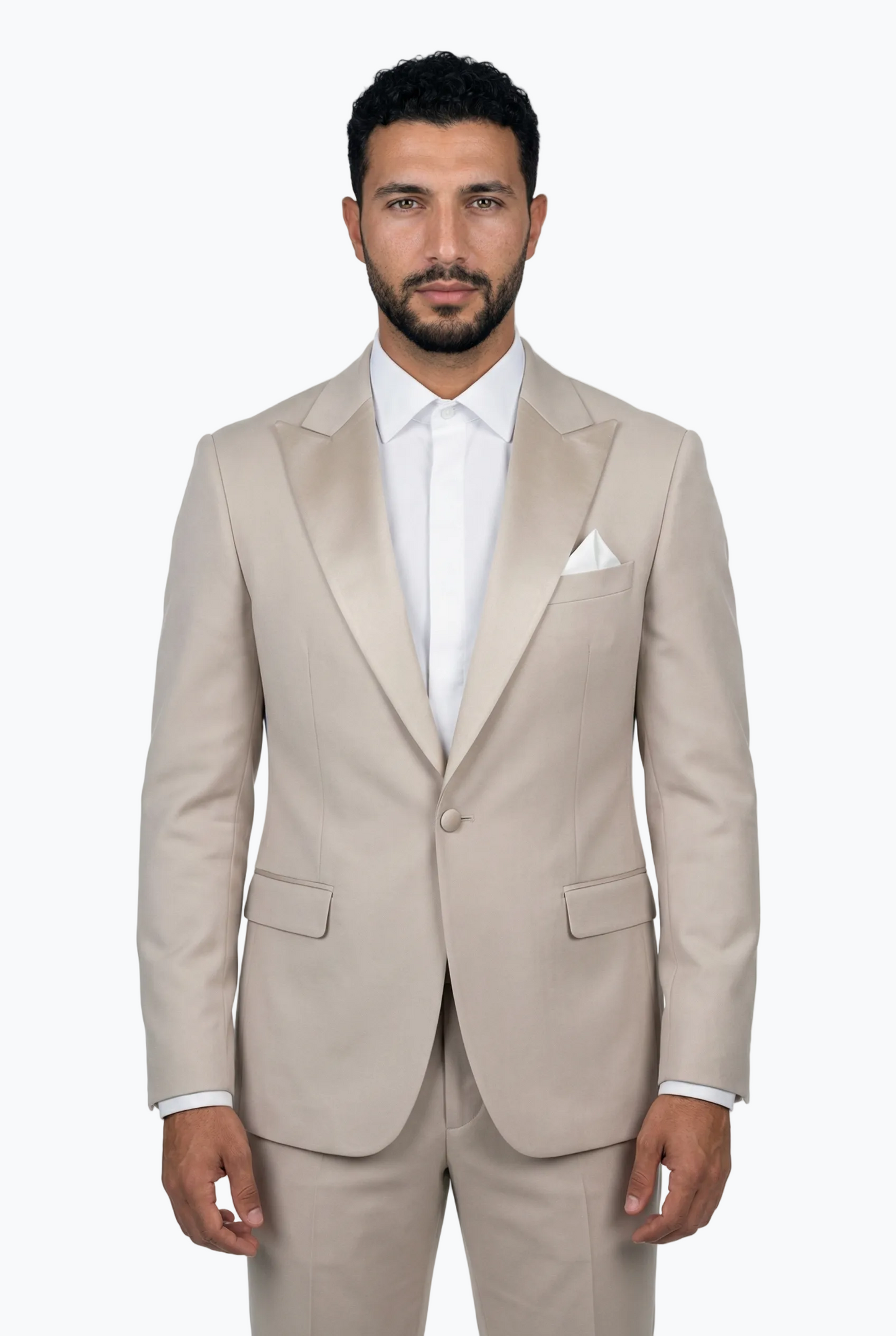 Tuxedo With A Satin Peak Lapel