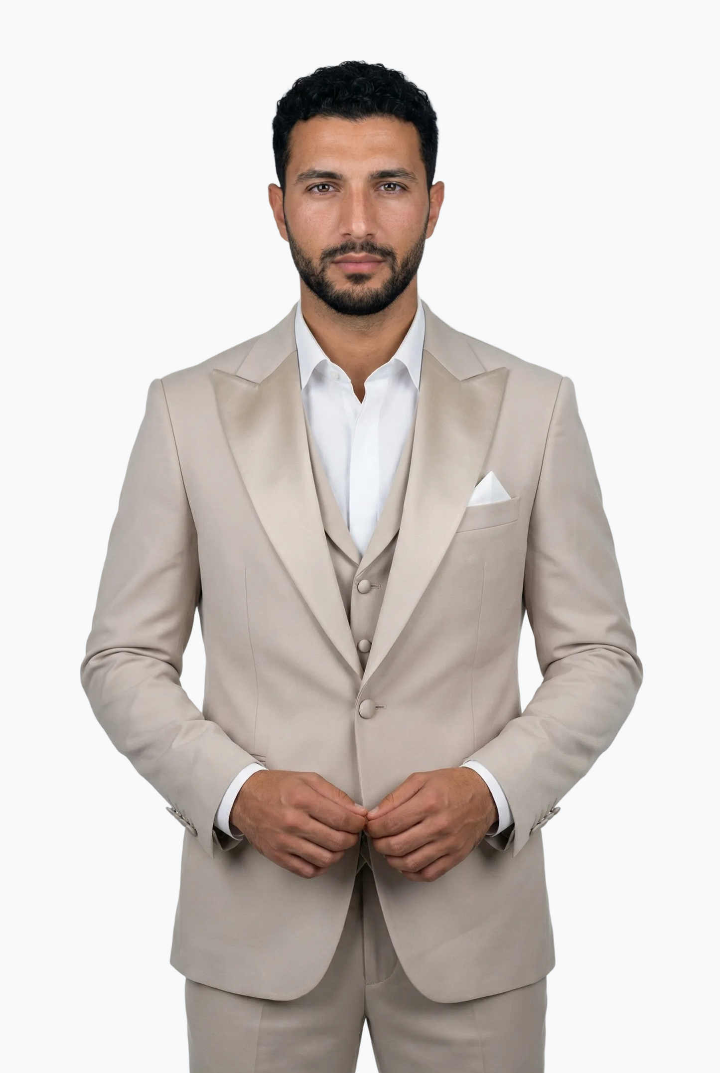 Tuxedo With A Satin Peak Lapel
