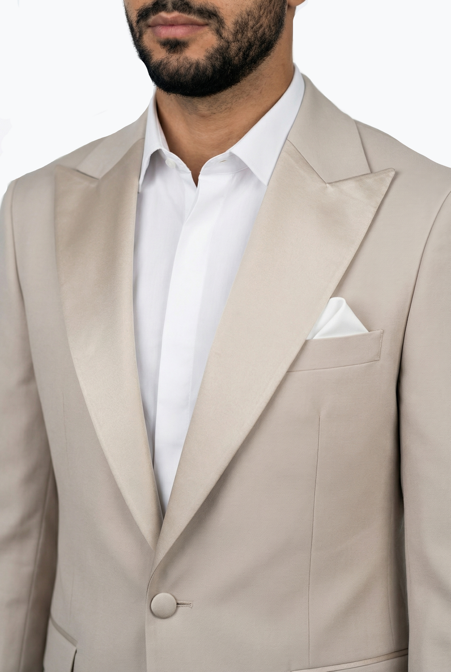 Tuxedo With A Satin Peak Lapel