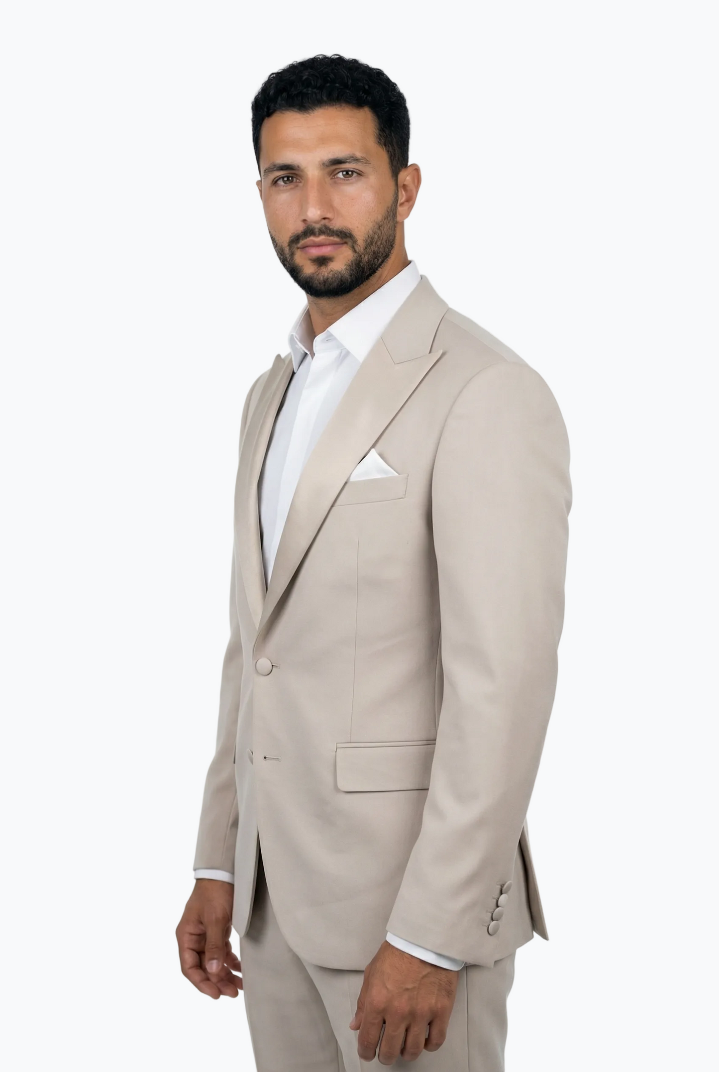 Tuxedo With A Satin Peak Lapel