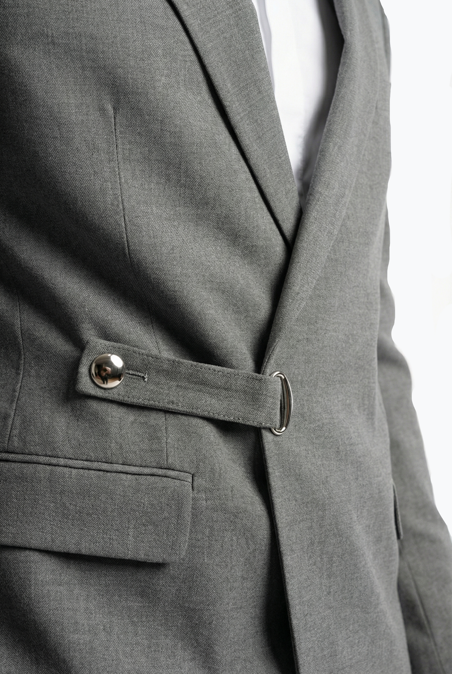 Loop Strap With Nickel Button