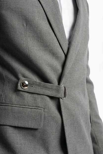Loop Strap With Nickel Button