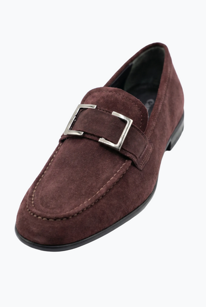 Buckle Loafers - Bordeaux