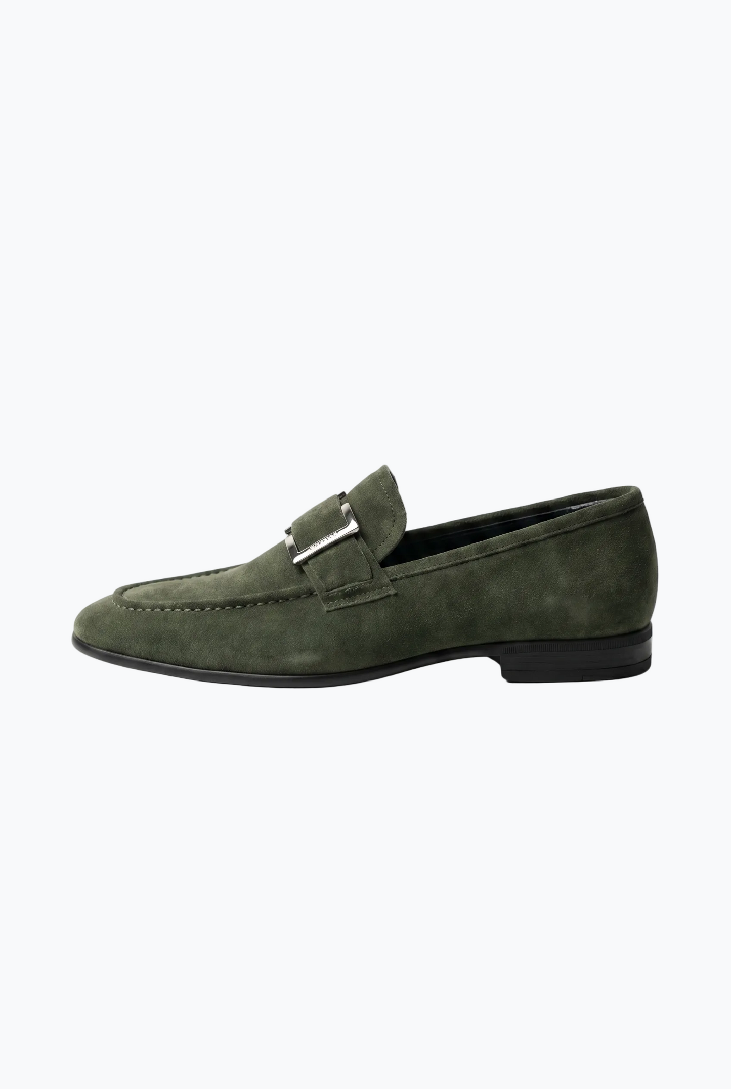 Buckle Loafers - Forest Green