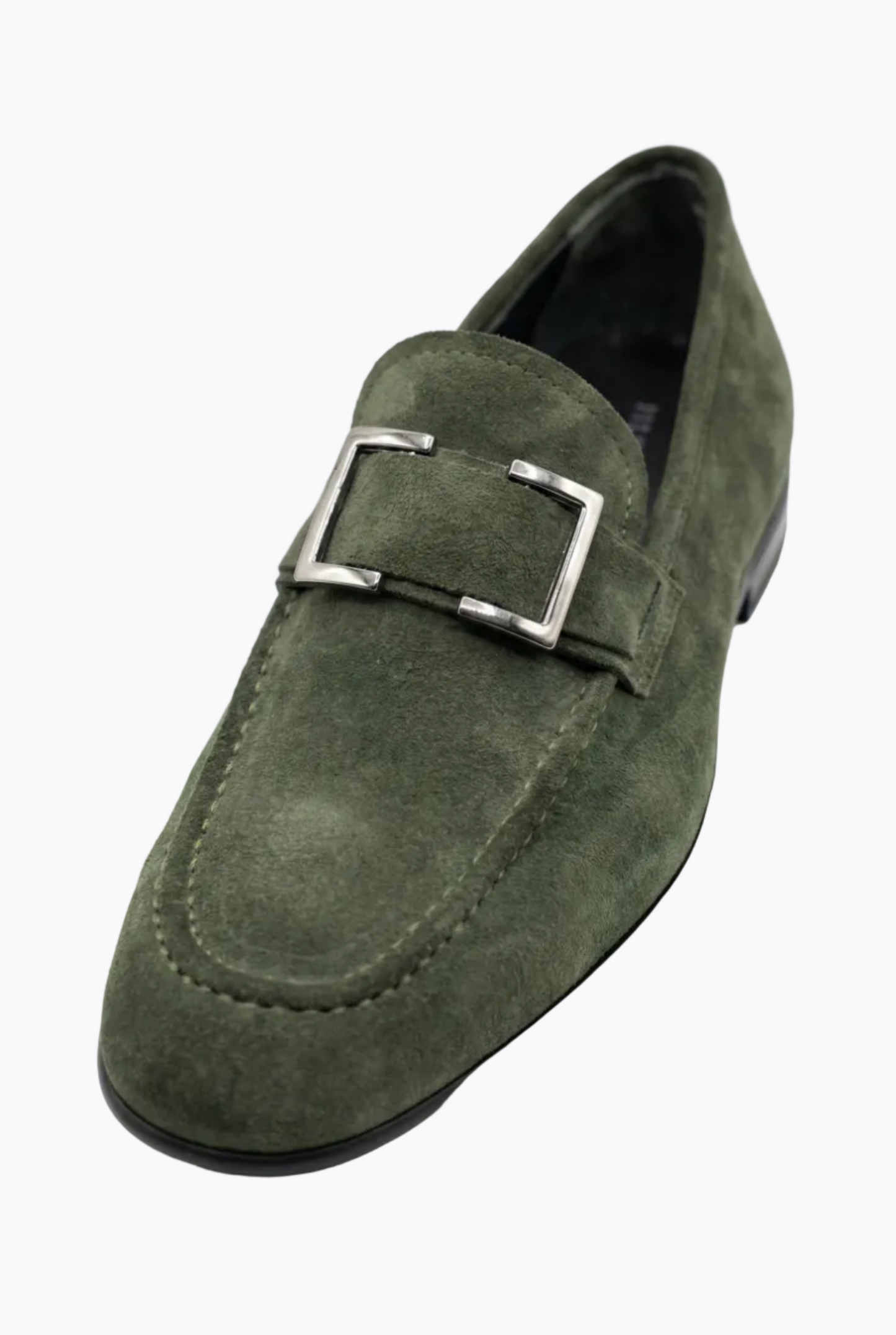 Buckle Loafers - Forest Green