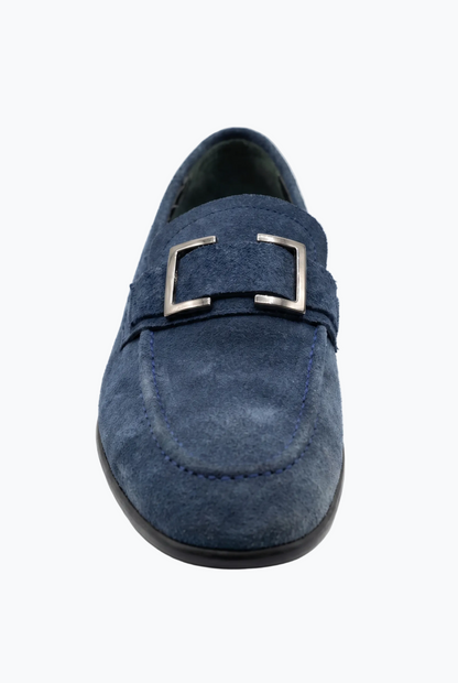 Buckle Loafers - Blue