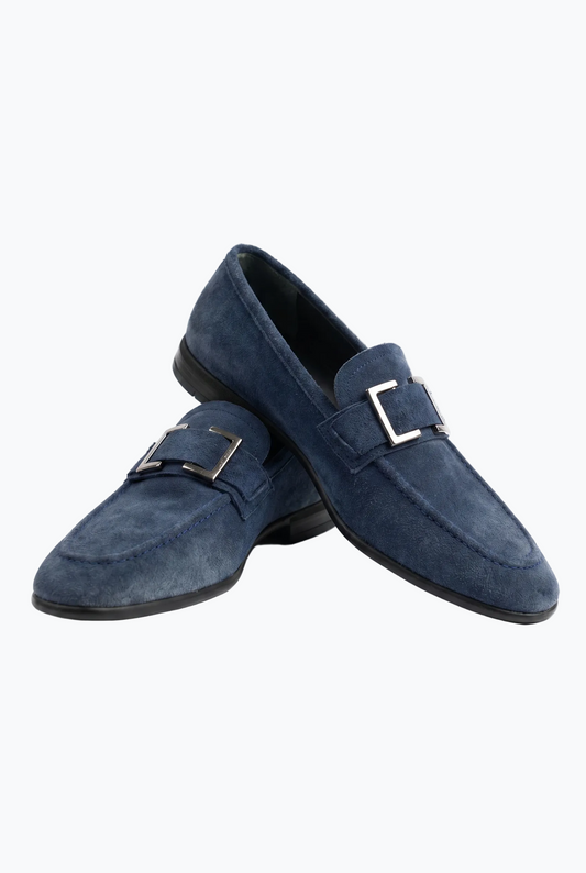Buckle Loafers - Blue