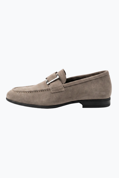 Buckle Loafers - Taupe