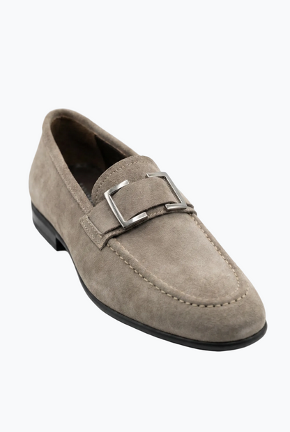 Buckle Loafers - Taupe