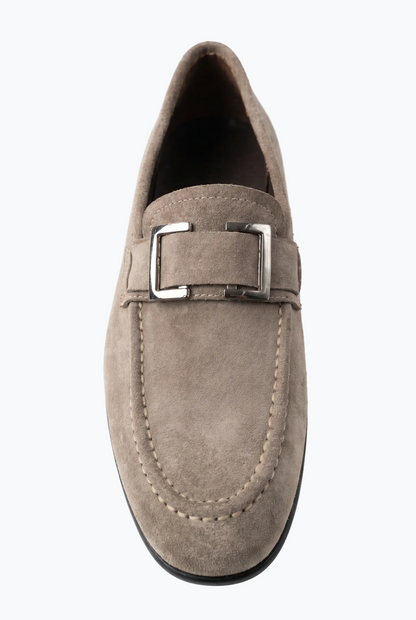 Buckle Loafers - Taupe