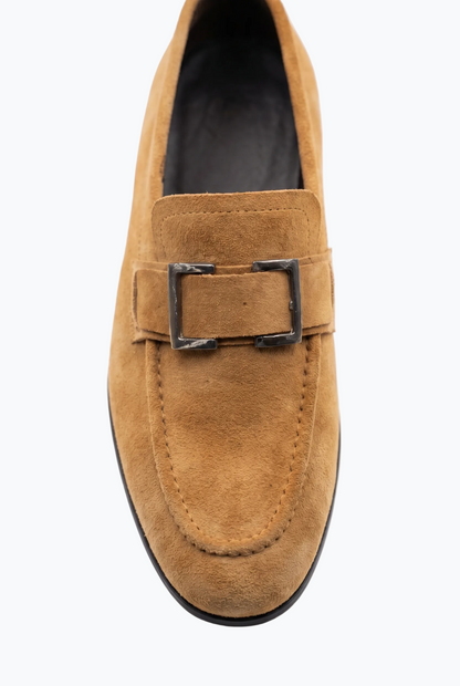 Buckle Loafer - Camel