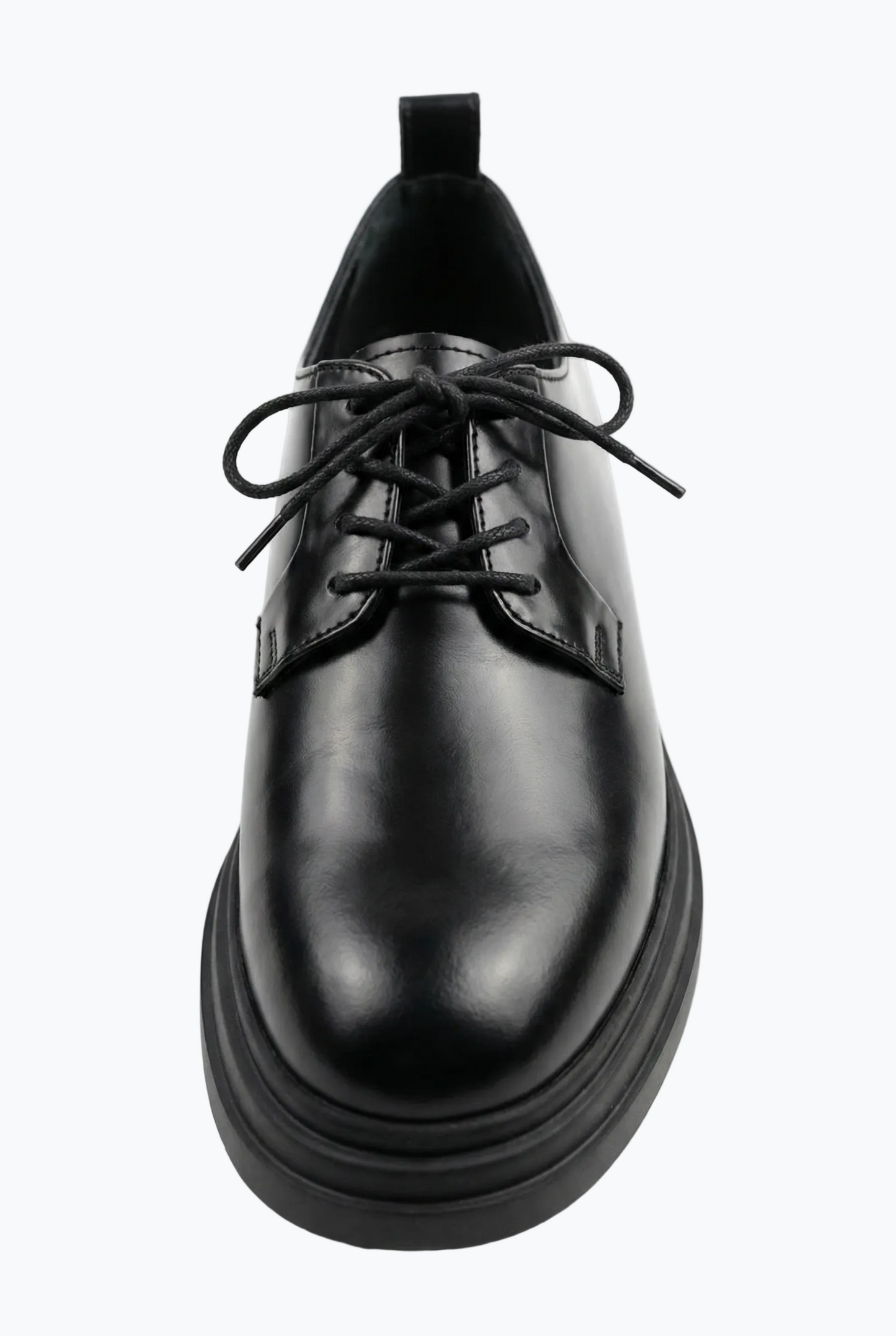 Oil Black Derby with Chunky Sole