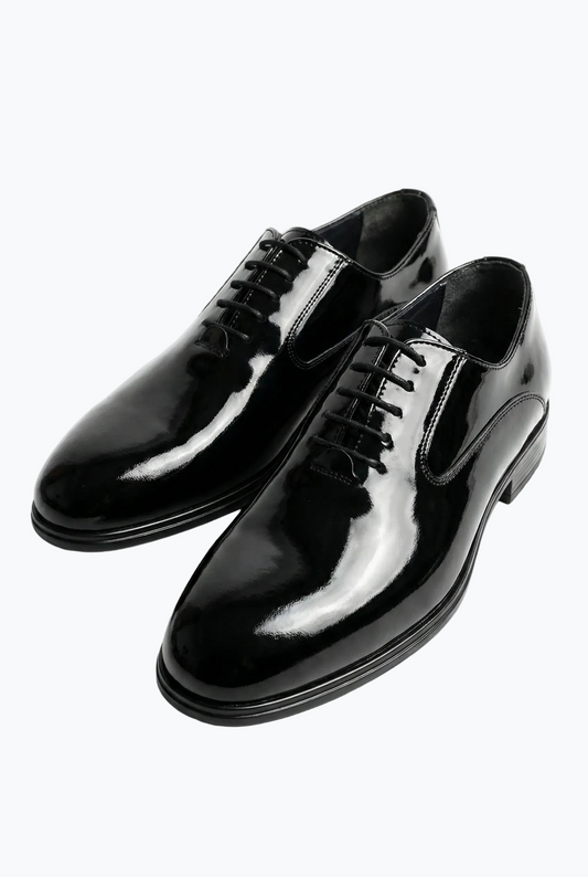 Black Patent Leather Derby
