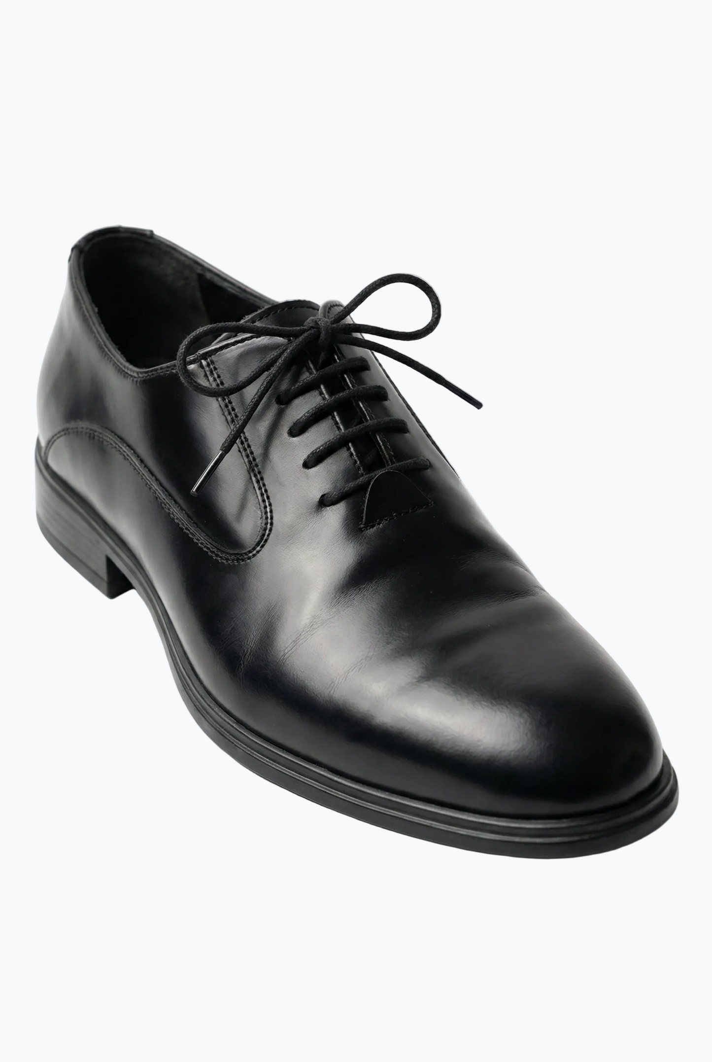 Oiled Black Leather Oxford
