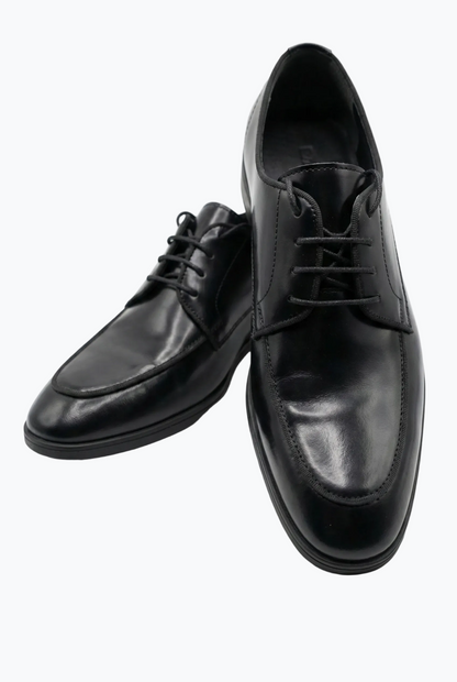 Oiled Black Leather Derby