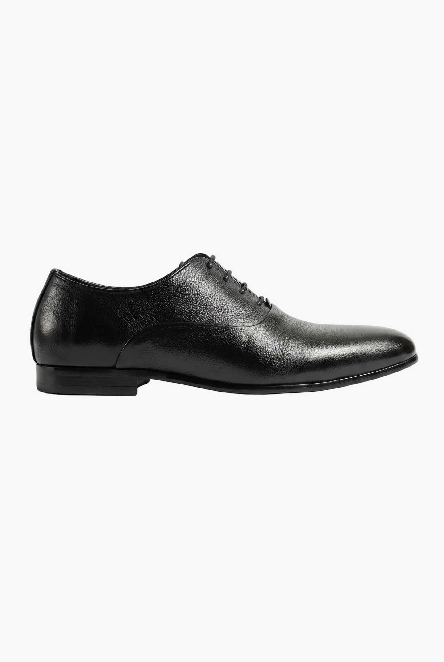 Black Pebble Grain Oxford