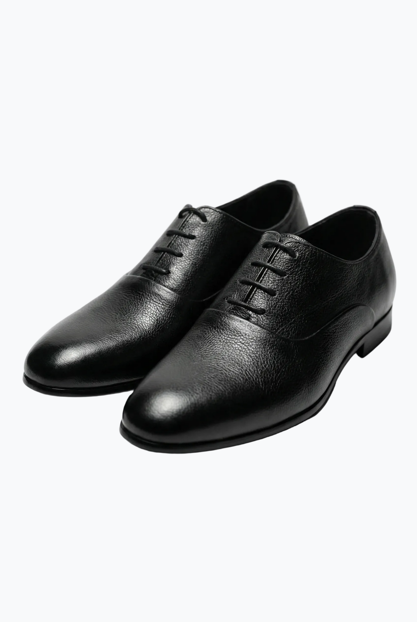 Black Pebble Grain Oxford