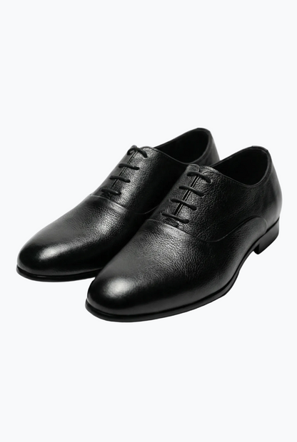 Black Pebble Grain Oxford