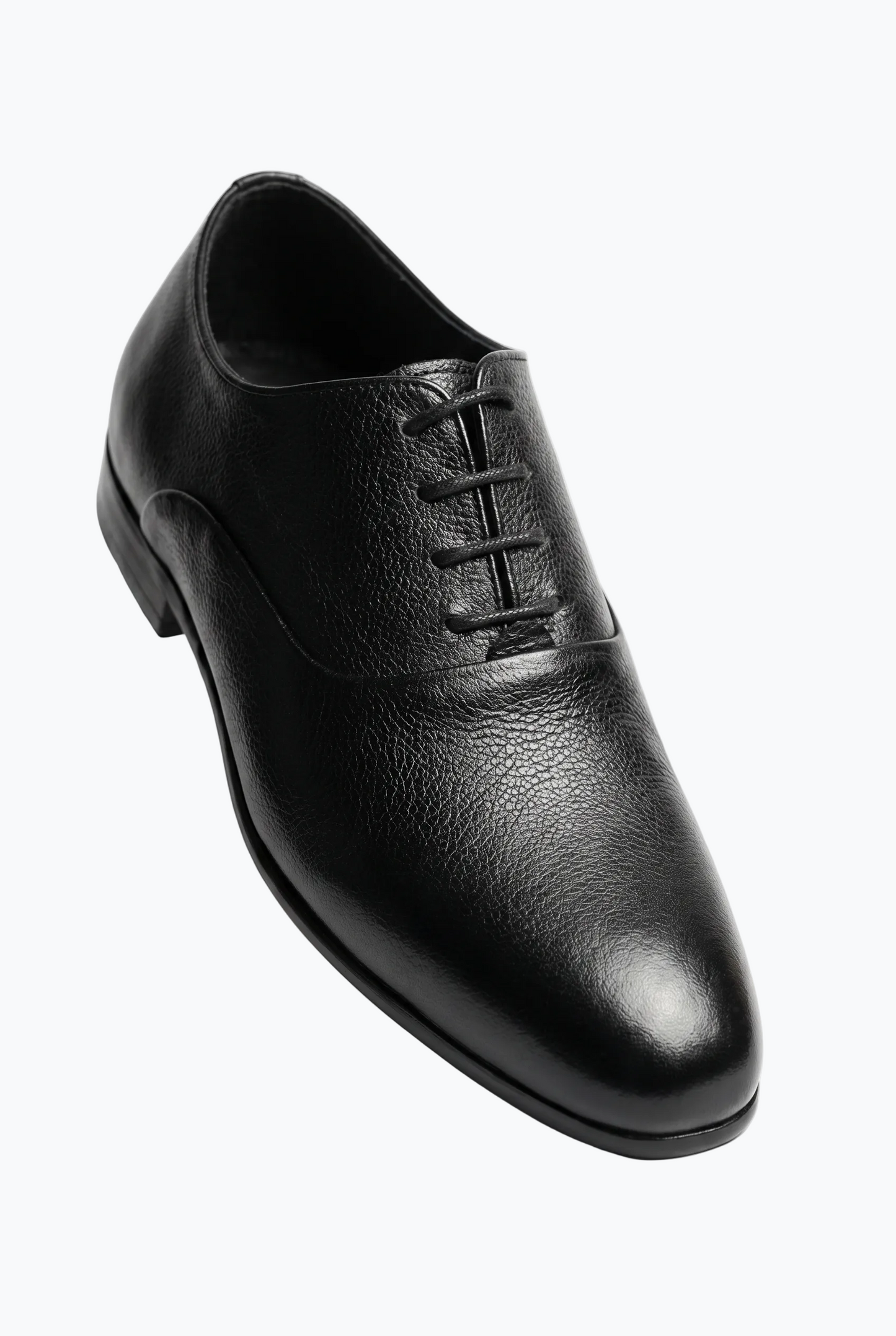 Black Pebble Grain Oxford