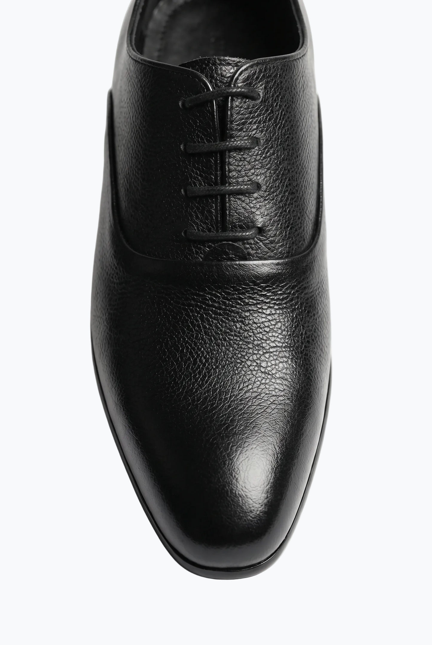 Black Pebble Grain Oxford