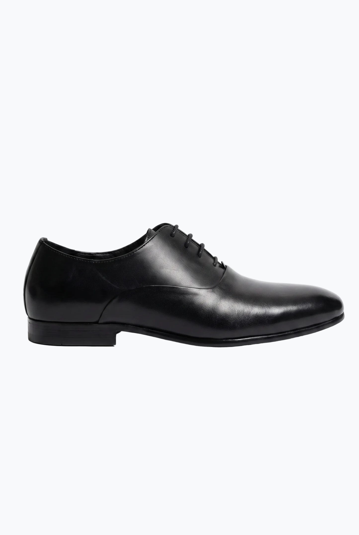 Black Leather Oxford