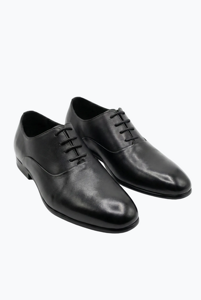 Black Leather Oxford