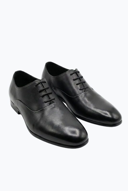 Black Leather Oxford